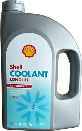Shell Coolant Longlife Antifiriz Kırmızı Konsantre 3 Lt