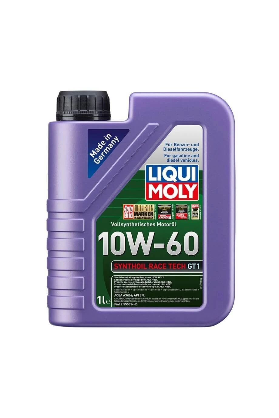 Liqui Moly 10W60 Motor Yağı Synthoil Race Tech Gt1 1 Lt (8908)