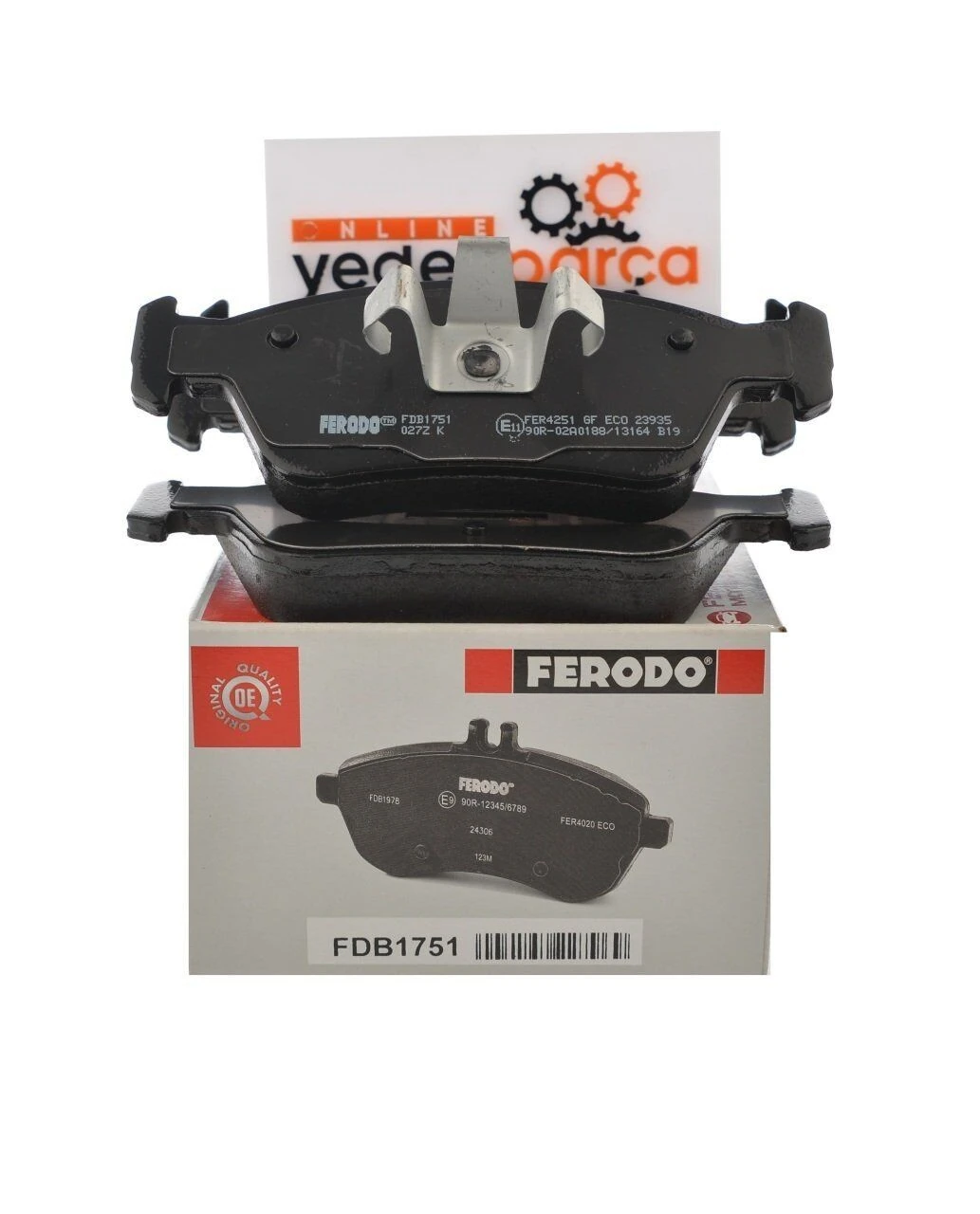 FERODO FDB1773 | Bmw E90 Kasa 318d Ön Fren Balata Takımı