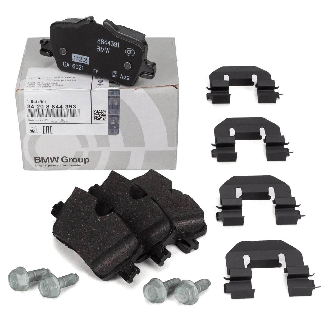 BMW 34208844393 | G20 Kasa 320i Arka Fren Balata Takımı Orijinal