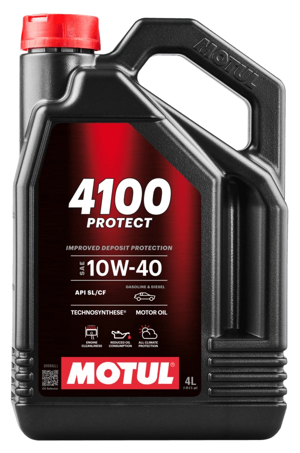 Motul 4100 Protect 10W-40 4 Lt Motor Yağı MOTUL STİCKER HEDİYELİ