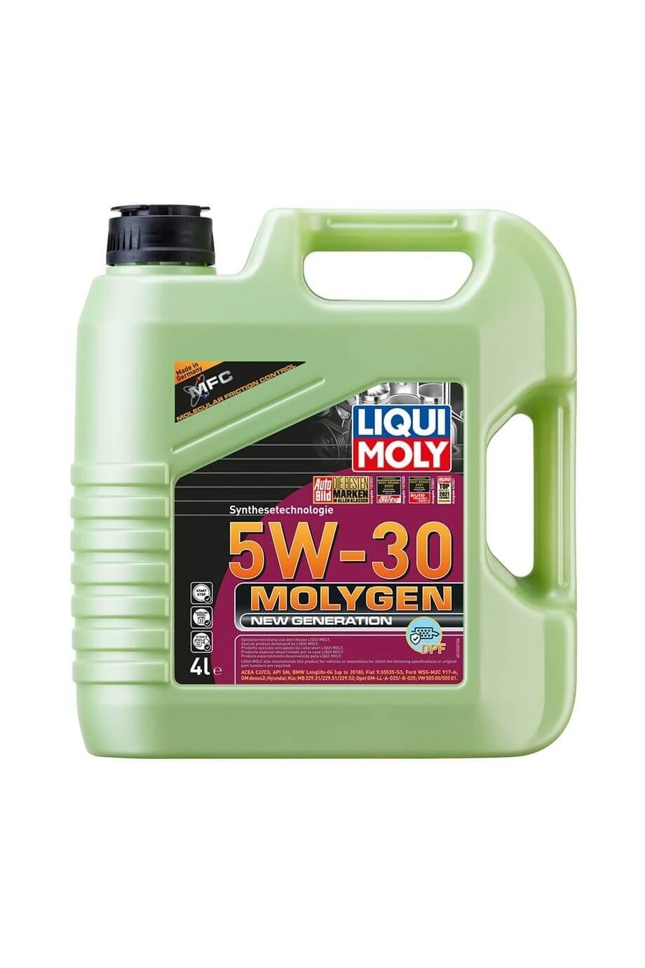 Liqui Moly 5W30 Dpf Motor Yağı Molygen New Generation 4 Lt (21225)