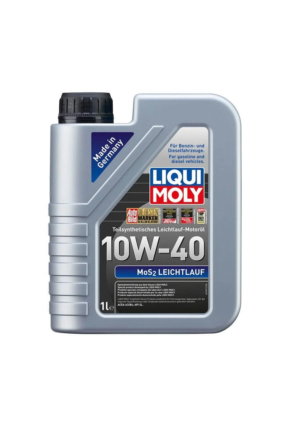 Liqui Moly 10W40 Motor Yağı Mos2'Li Kısmi Sentetik Leıchtlauf 1 Lt (2626)