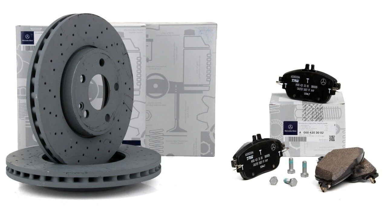 Mercedes W176 Kasa A180 (AMG TİP) Ön Fren Disk Ve Balata Seti Orijinal