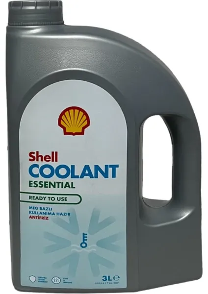 Shell Coolant Essential Mavi Kullanıma Hazır Antifriz 3 Lt