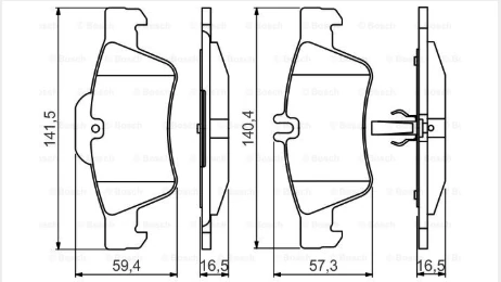Mercedes W212 E250 Cdi Ön Ve Arka Fren Balata Seti Bosch Marka