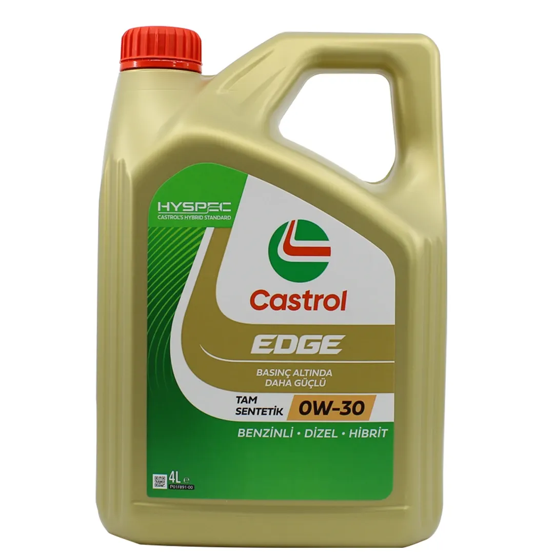 Castrol Edge 0W30 4 Lt Tam Sentetik Partiküllü Motor Yağı
