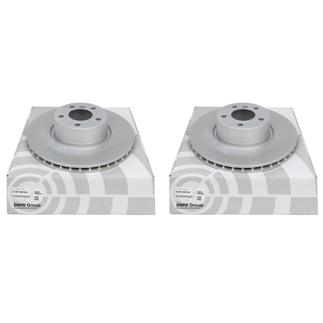 BMW 34216855007 | BMW 3 E90 3.18D - 3.20D Arka Fren Disk Takımı Orijinal