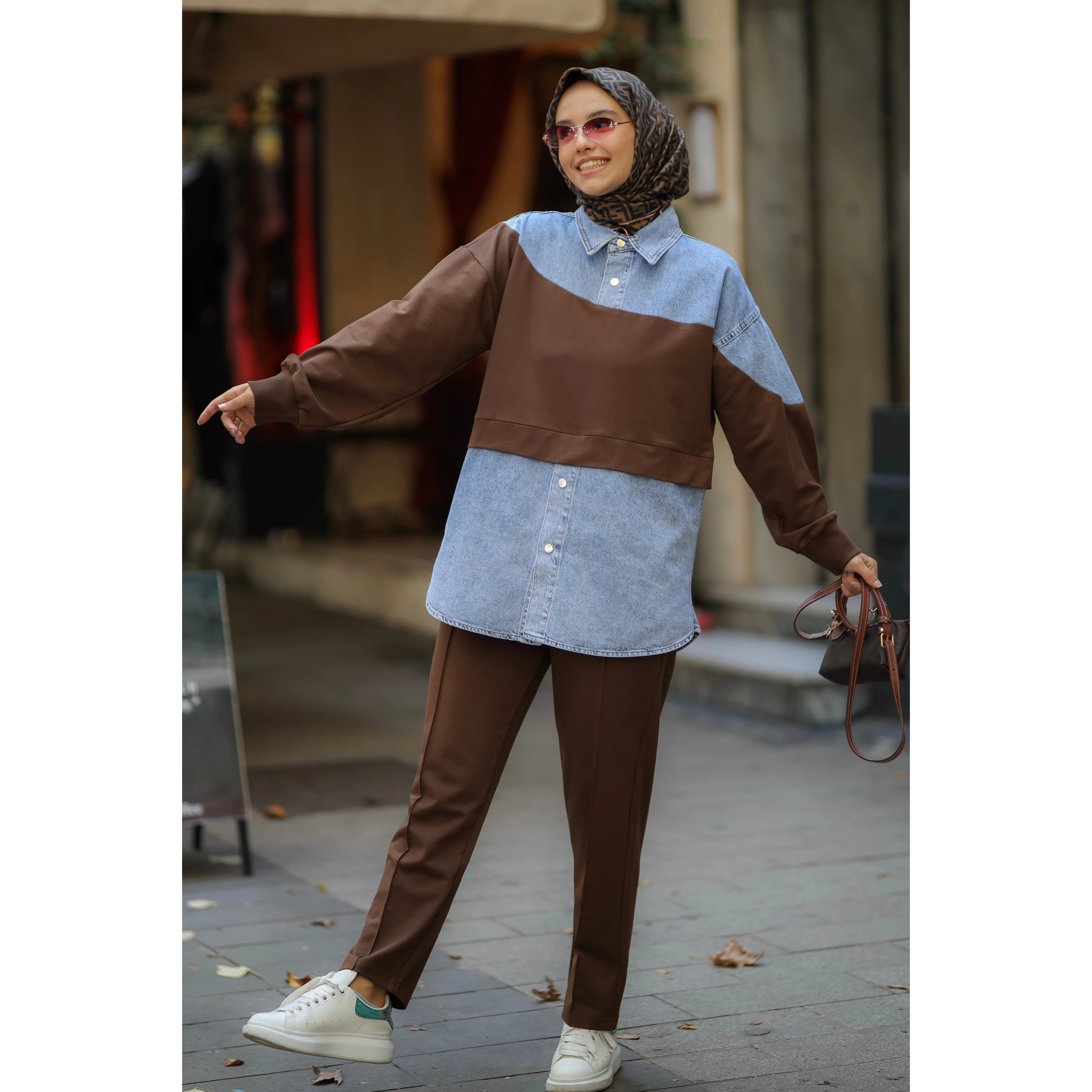 Fiona Eşofman Takımı - Acı Kahve