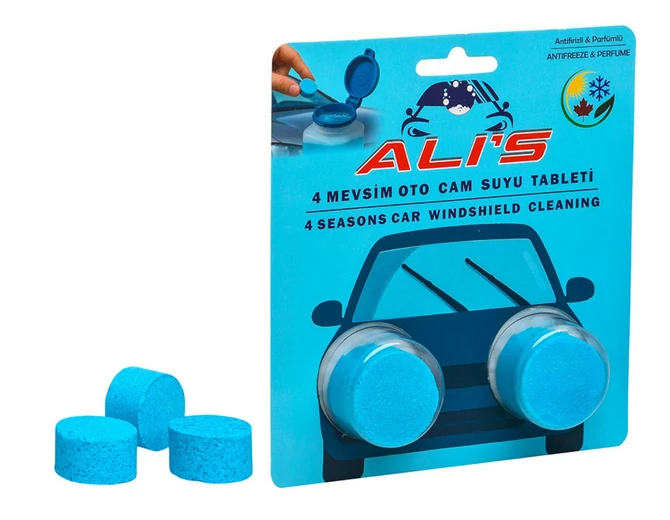 ALI'S 4 Mevsim Oto Cam Suyu Tableti 2li Paket