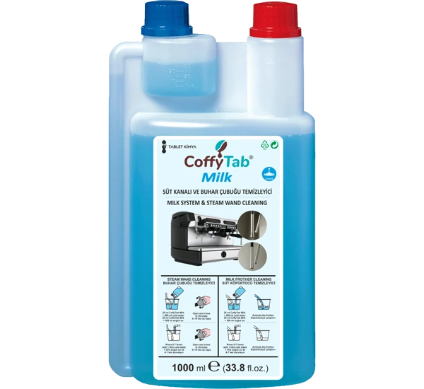 CoffyTab Süt Kanalı ve Buhar Çubuğu Temizleyici Sıvı