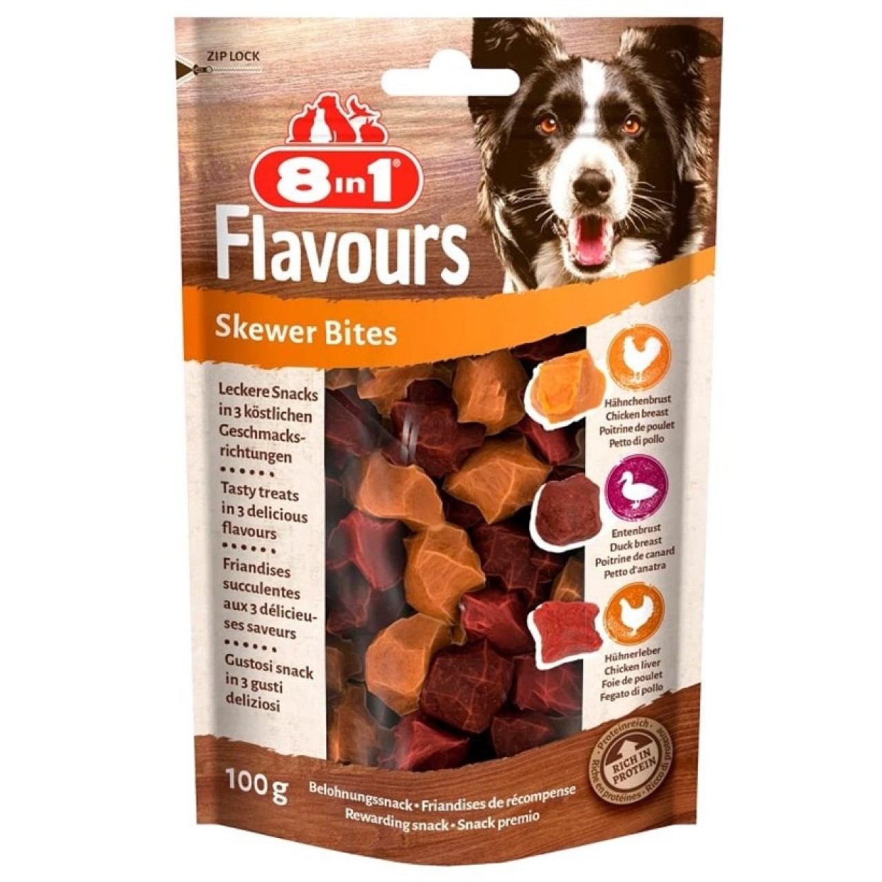 8 IN 1 FLAVOURS SKEWER BİTES 100 G