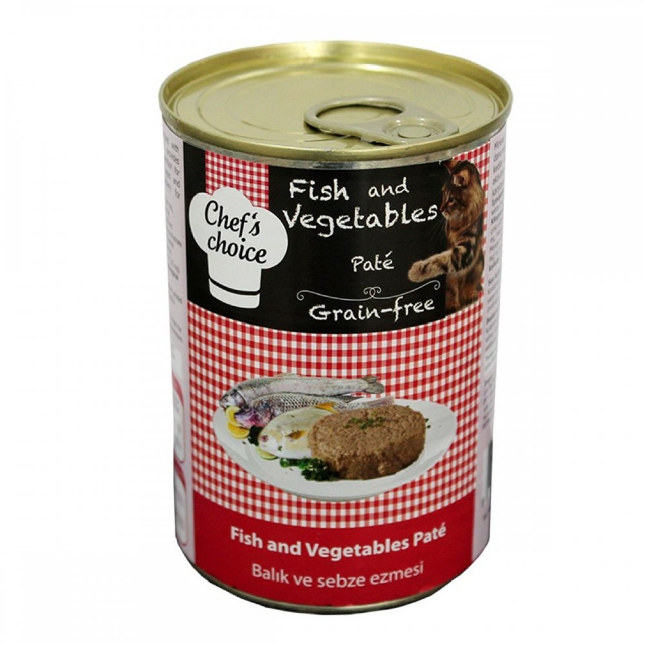 CHEFS CHOİCE BALIK VE SEBZE KEDİ MAMASI 400 G