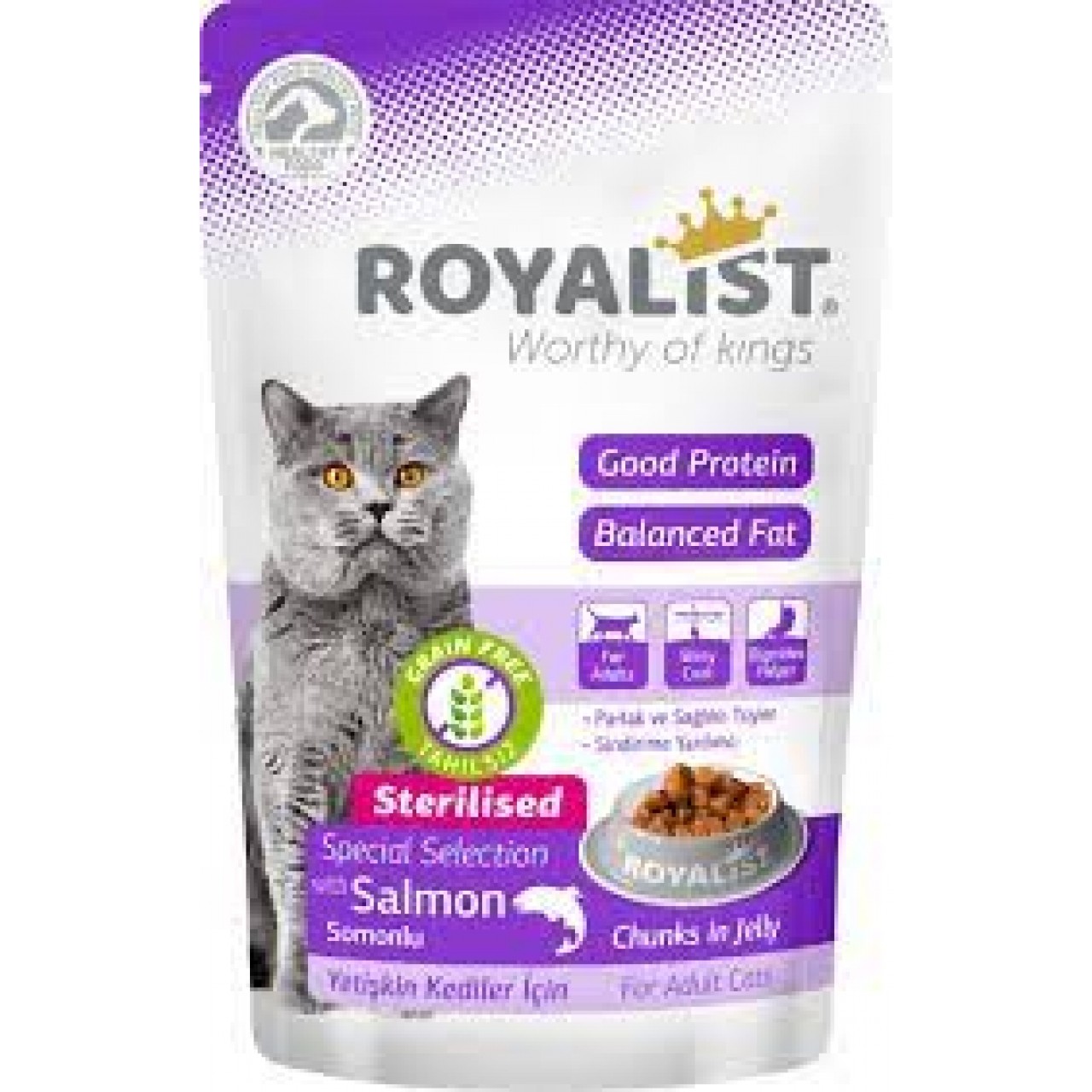 ROYALIST SALMON STERİLİSED POUNCH 85 GR