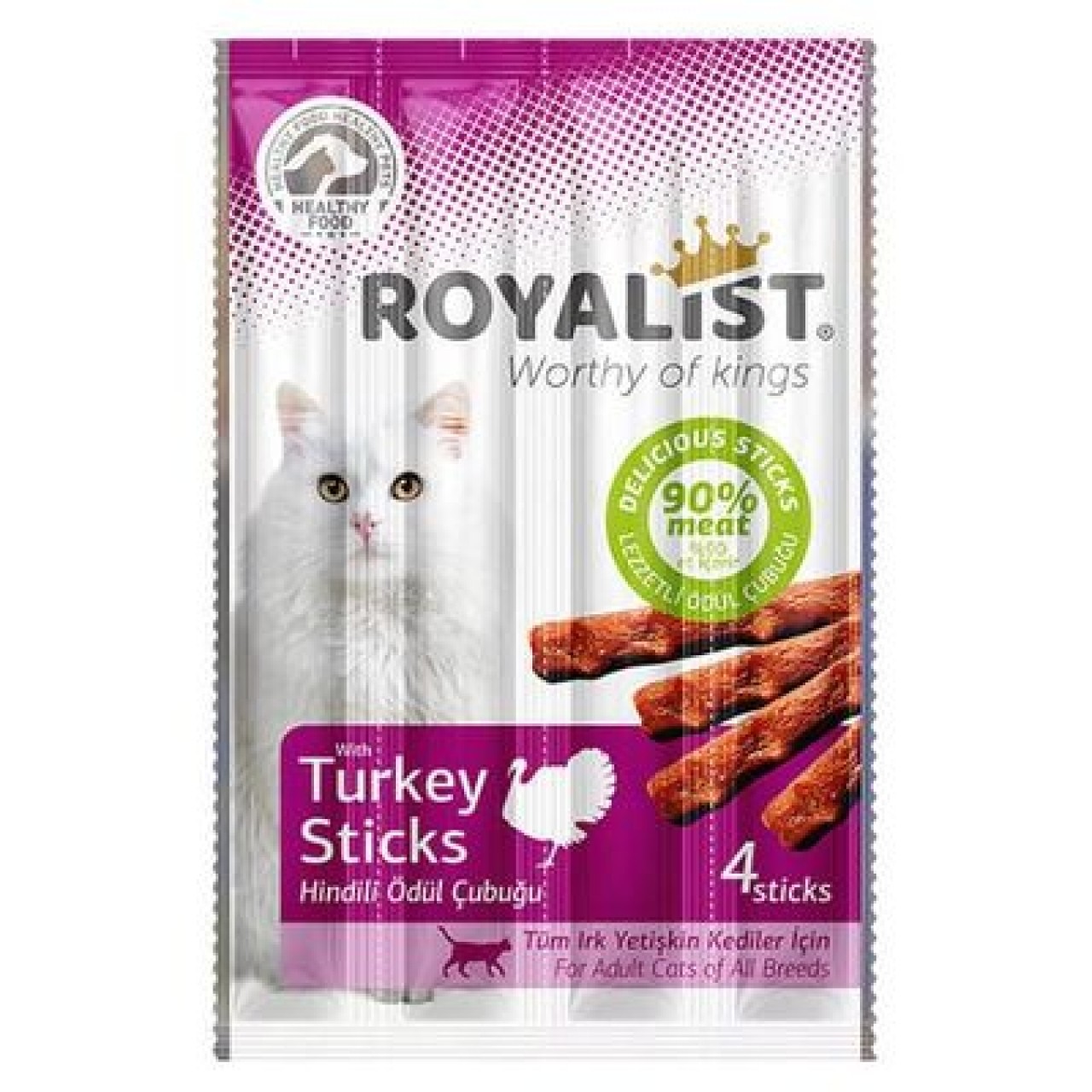 ROYALİST TÜM IRK KEDİ ÖDÜL ÇUBUĞU HİNDİLİ 20 GR.