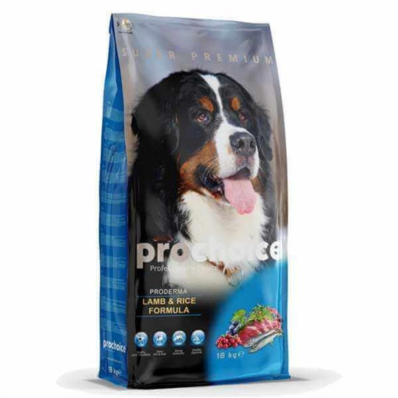 PROCHOİCE PRODERMA KUZU ETLİ KÖPEK MAMASI 18 KG
