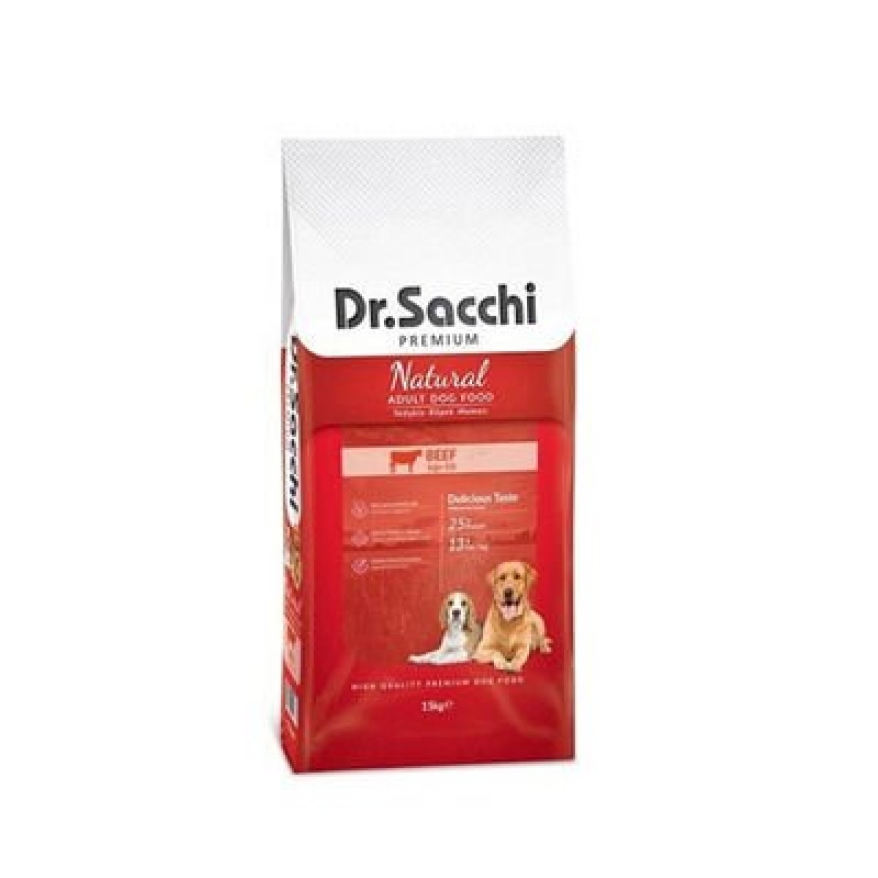 DR.SACCHİ PREMİUM BİFTEKLİ KÖPEK MAMASI 15KG