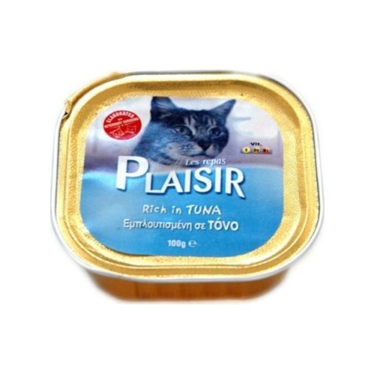 PLAISIR CAT ADULT WİTH SALMON PATE 100 G