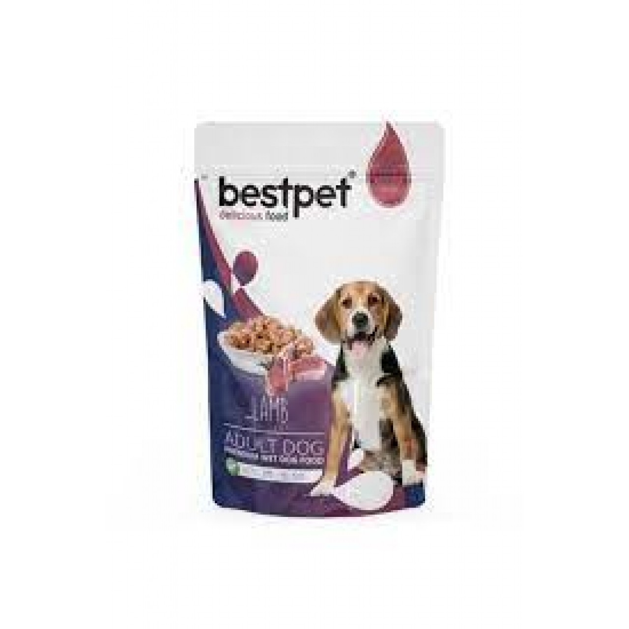 BESTPET ADULT DOG LAMB KUZU ETLİ KONSERVE YAŞ MAMA 100 GR