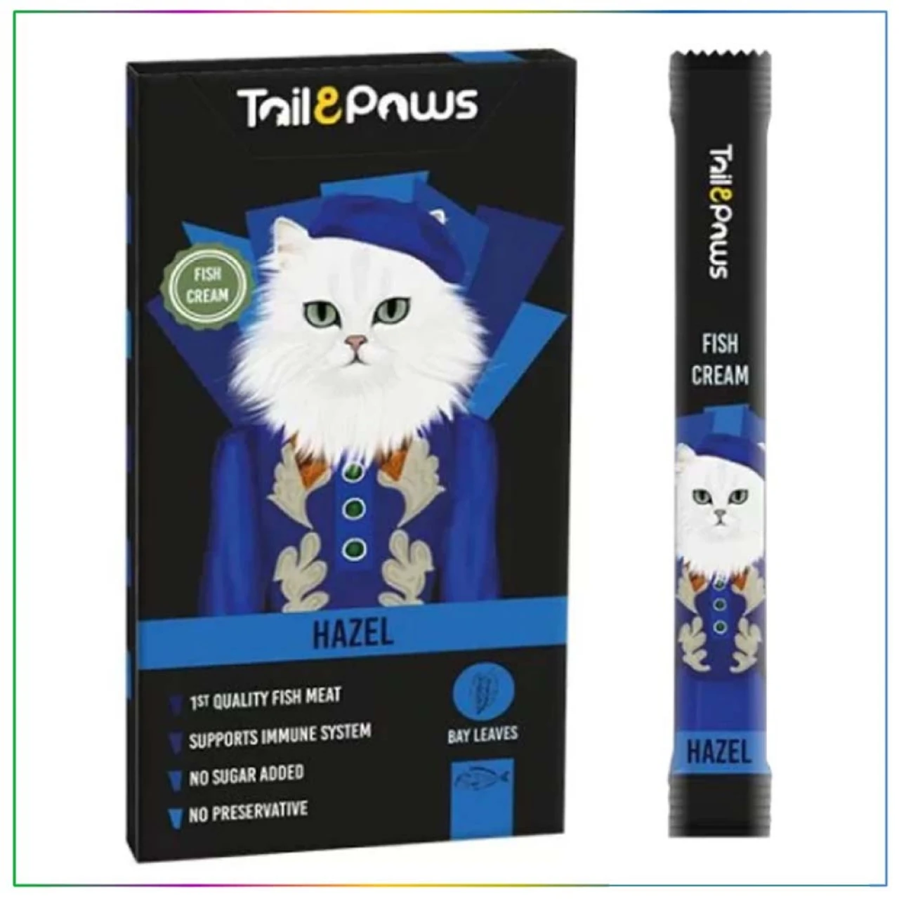 HAZEL FISH SALMON KEDİ ÖDÜLÜ TAİL&PAWS 15G*5