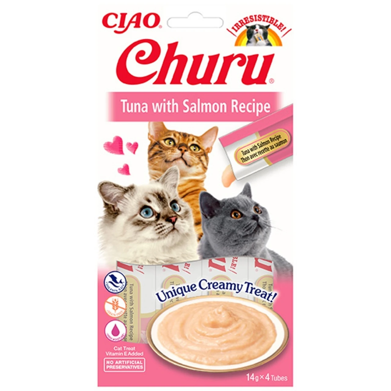 CIAO CHURU CREAM TON BALIKLI VE SOMONLU 4X14