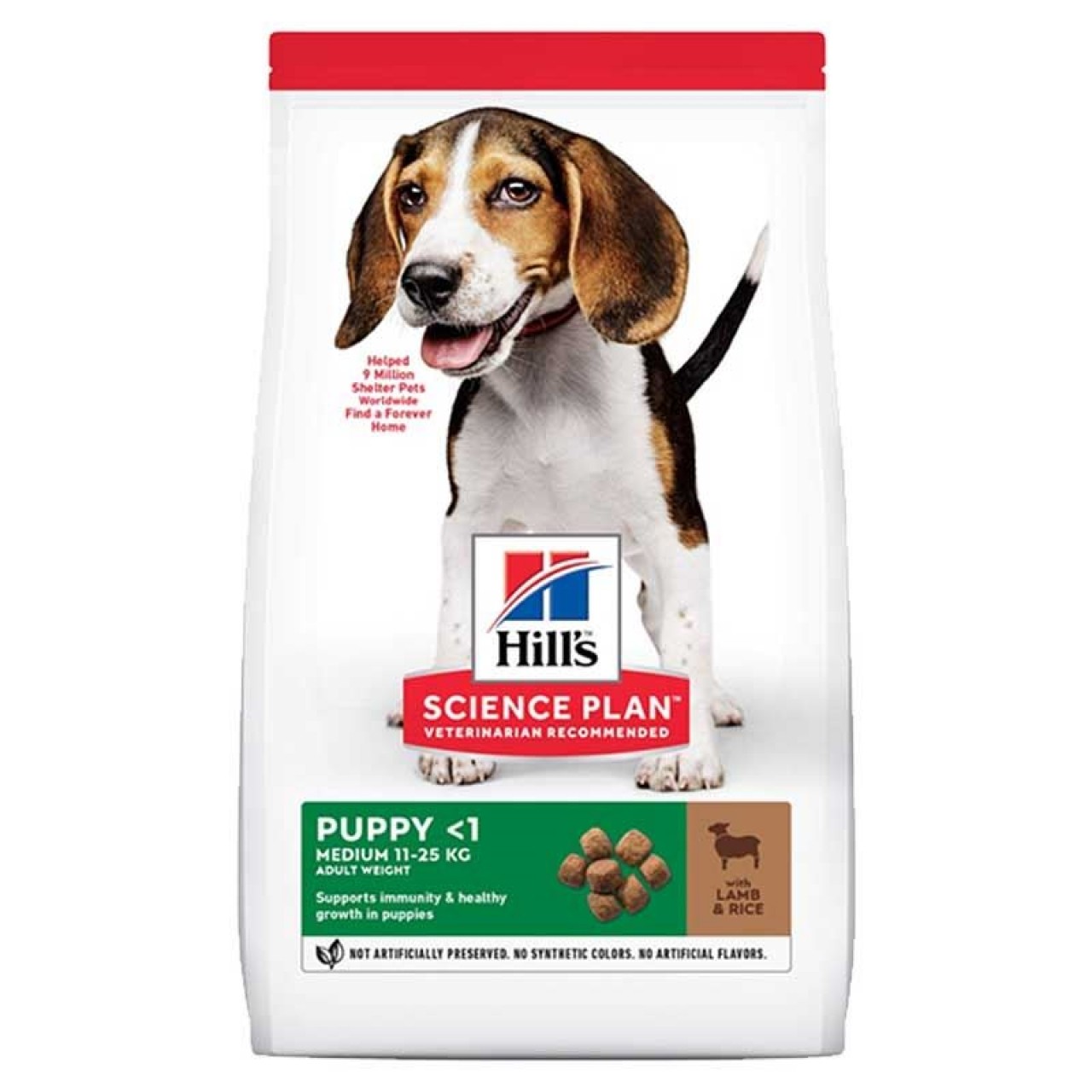 HİLLS DOG PUPPY MEDIUM LAMB&RİCE 2,5 KG 604270