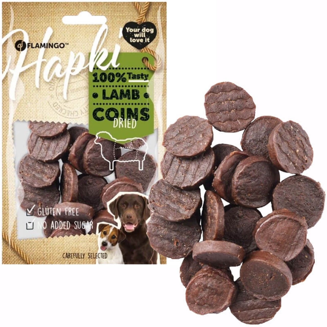 FLAMINGO HAPKI LAMB COINS 85 GR
