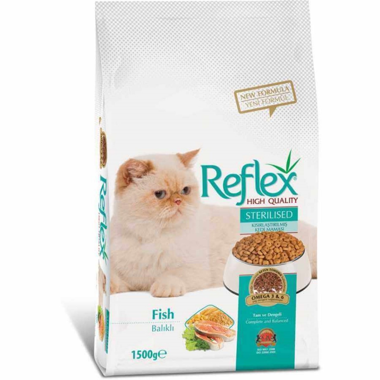 REFLEX KEDİ KISIRLAŞTIRILMIŞ BALIKLI 1.5 KG
