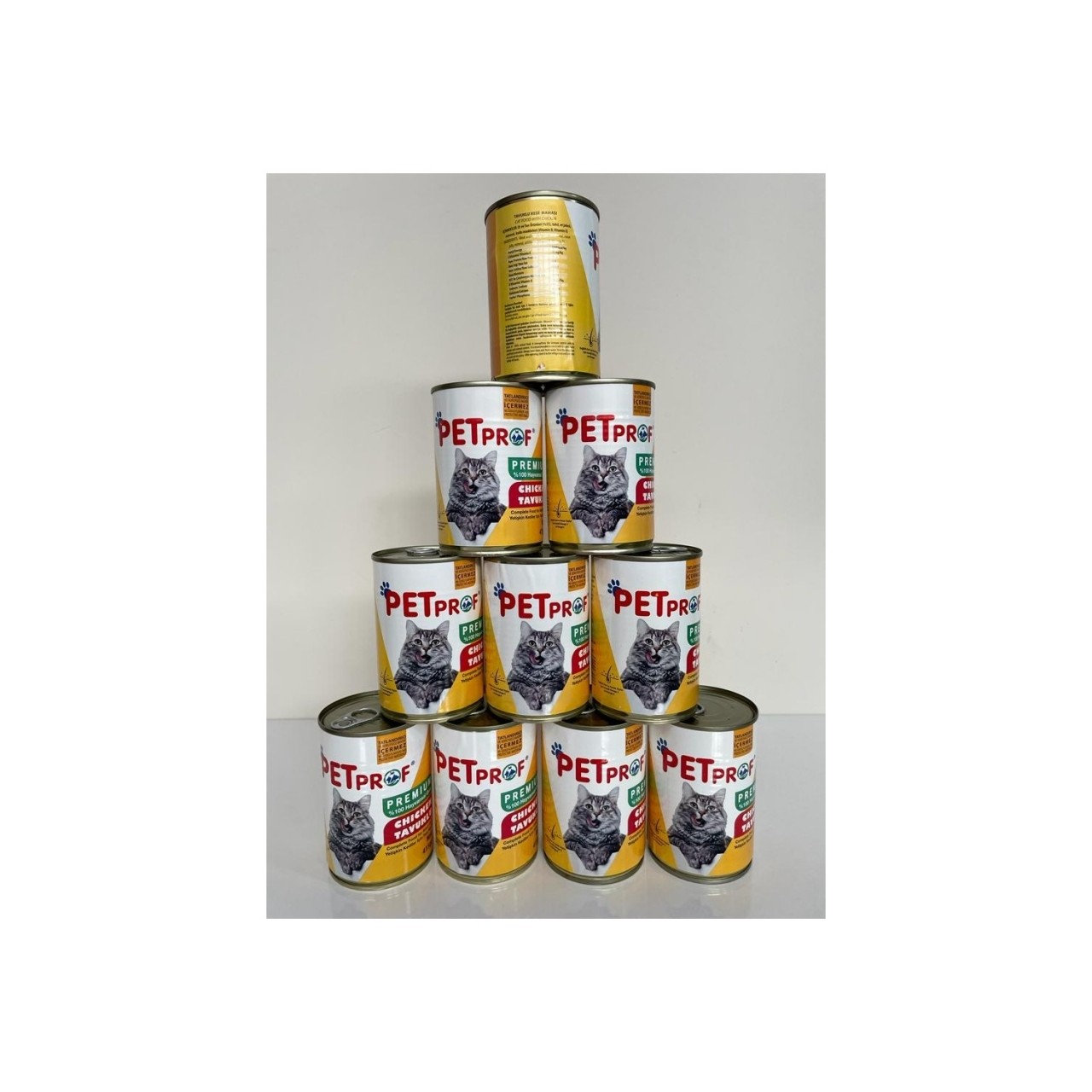 PET PROF TAVUKLU KEDİ KONSERVE 415 GR