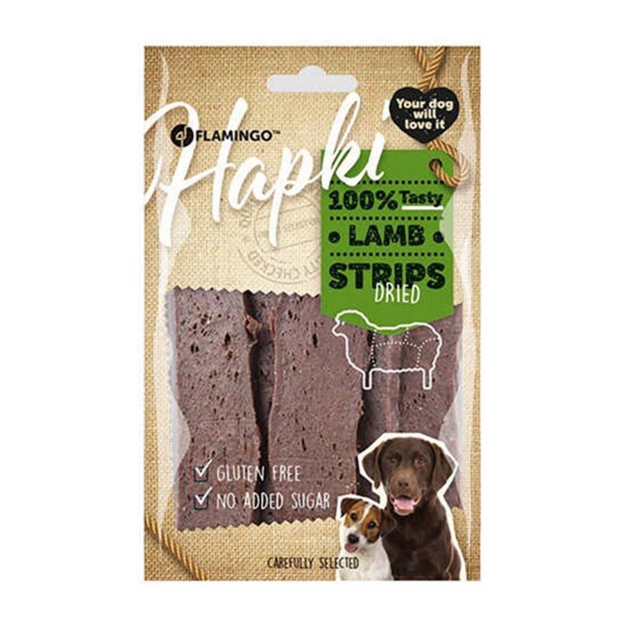 FLAMINGO HAPKI LAMB STRIPS 85 GR