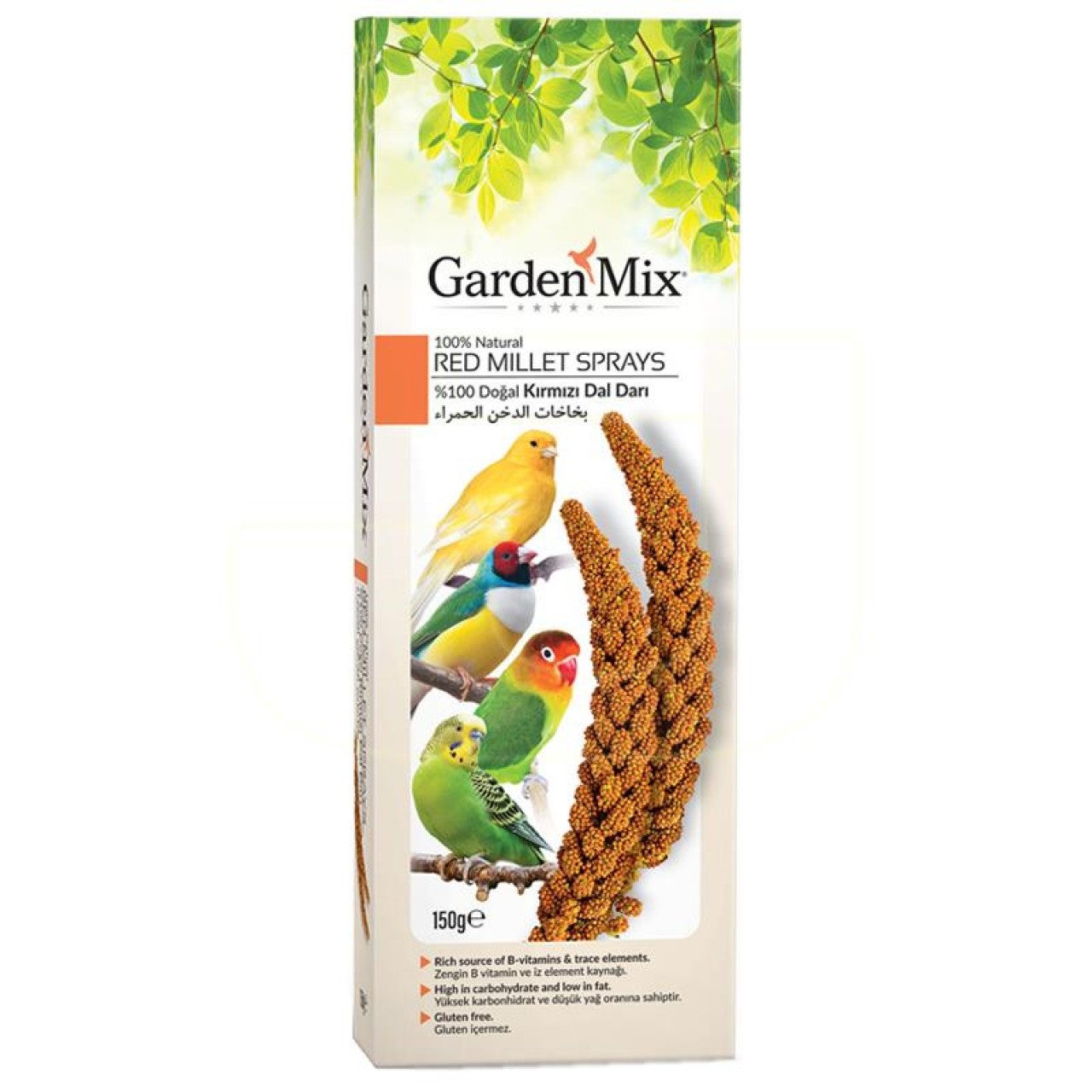GARDENMIX PLATİN KIRMIZI DAL DARI