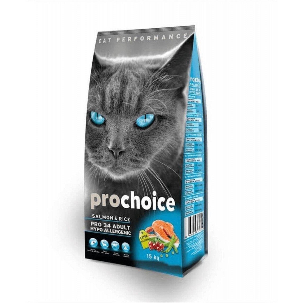 PROCHOİCE CAT ADULT SOMONLU 15 KG