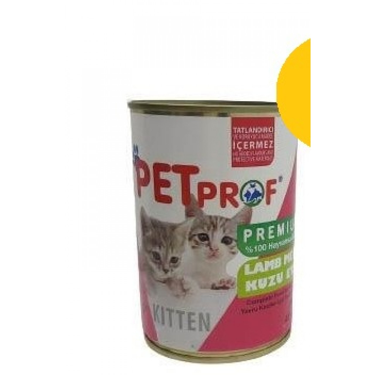 PET PROF KITTEN KUZU ETLİ KONSERVE 415 GR