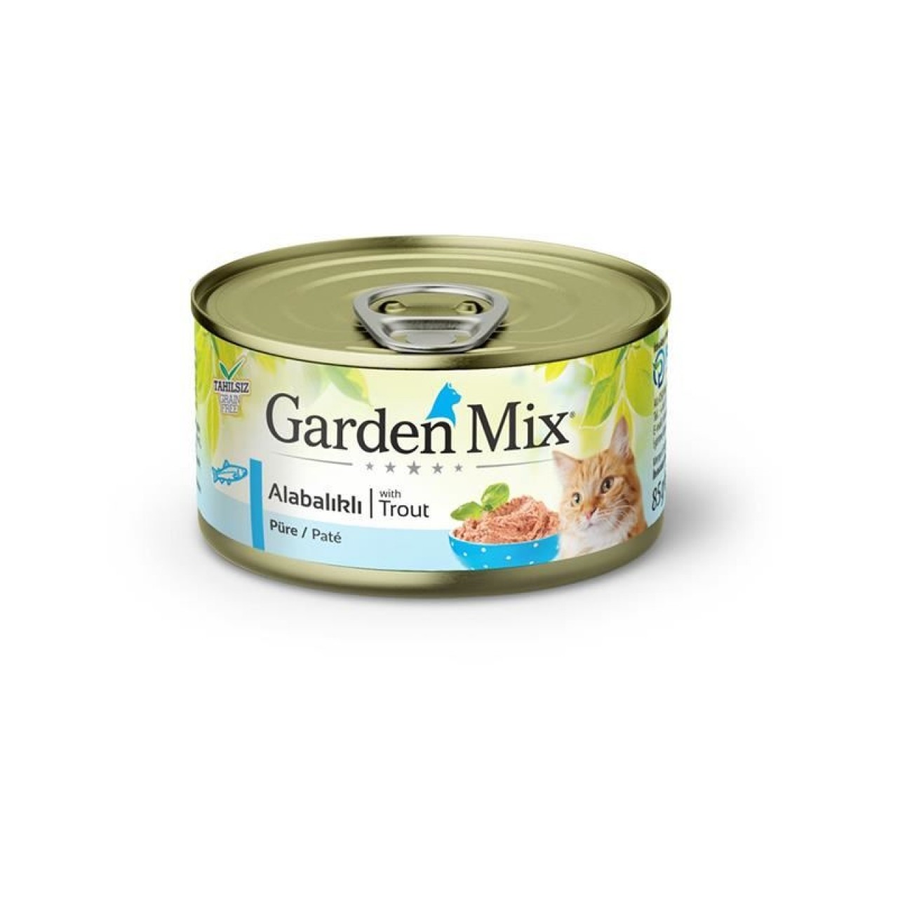 GARDENMİX KIYILMIŞ ALABALIKLI KEDİ YAŞ MAMA 85 GR.