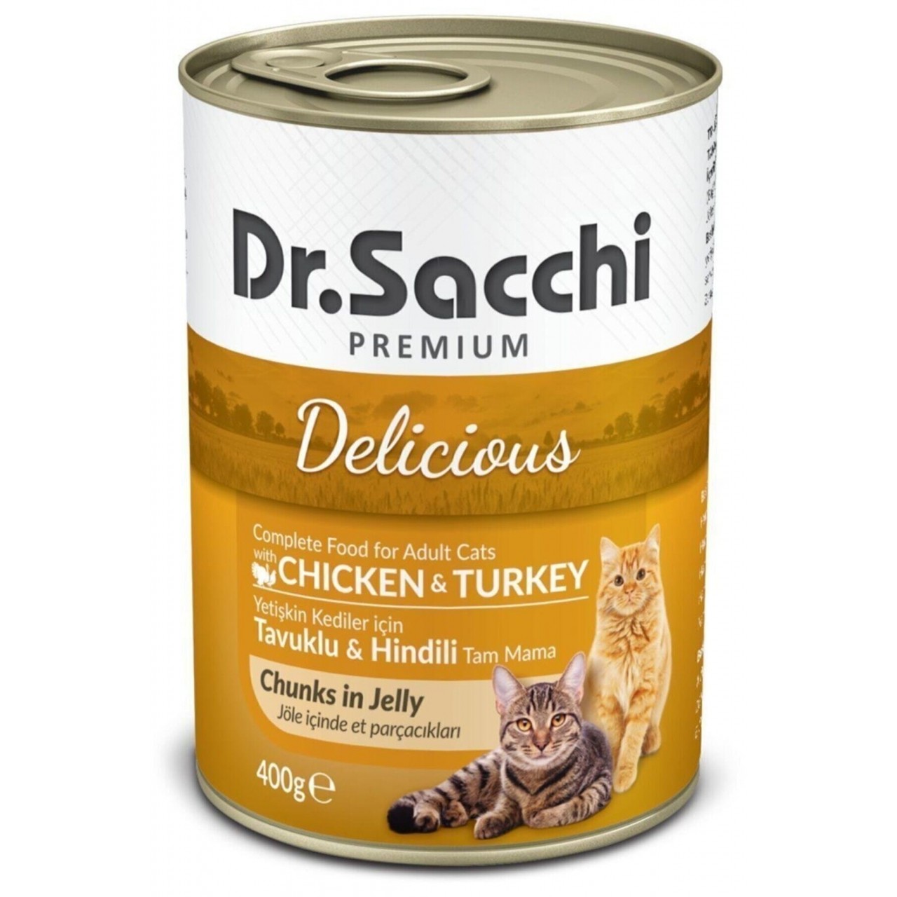 DR.SACCHİ TAVUKLU KEDİ MAMASI 400 G