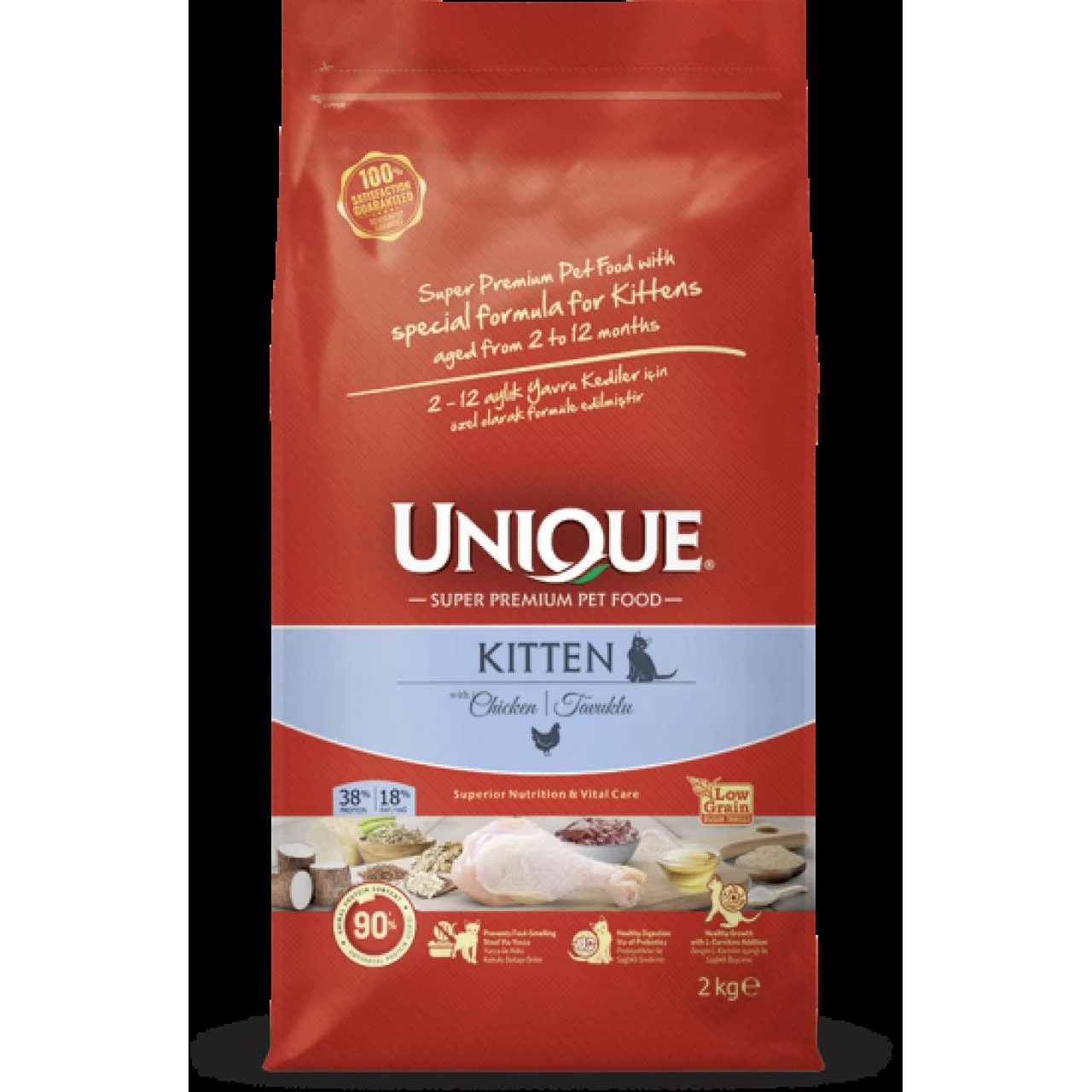 UNIQUE KITTEN TAVUKLU 2 KG