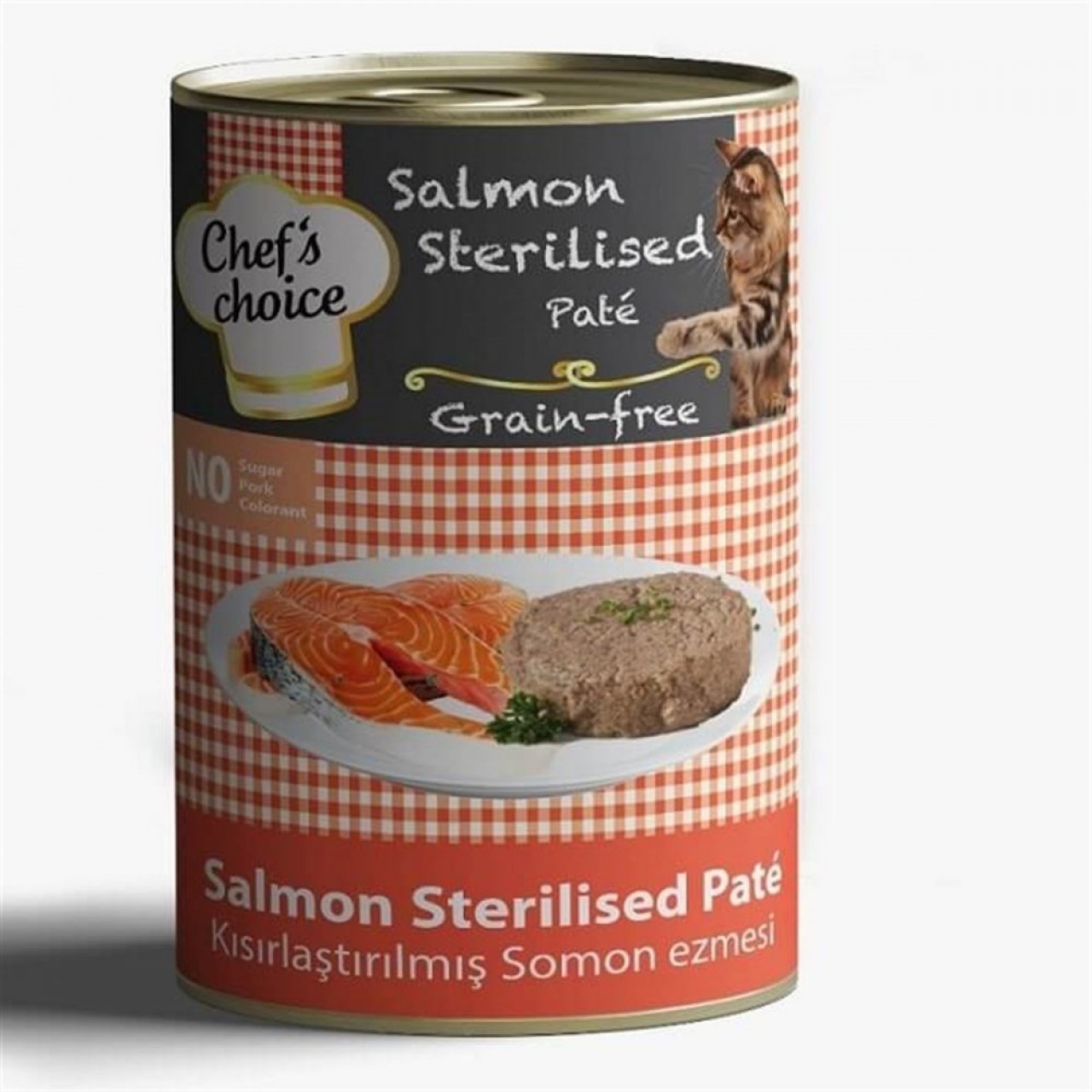 CHEFS CHOİCE CAT STERİLİZED SALMON 400 G.