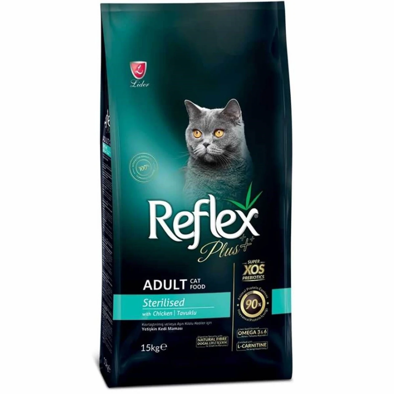 REFLEX STERİL ADULT TAVUKLU KEDİ MAMASI 1,5 KG