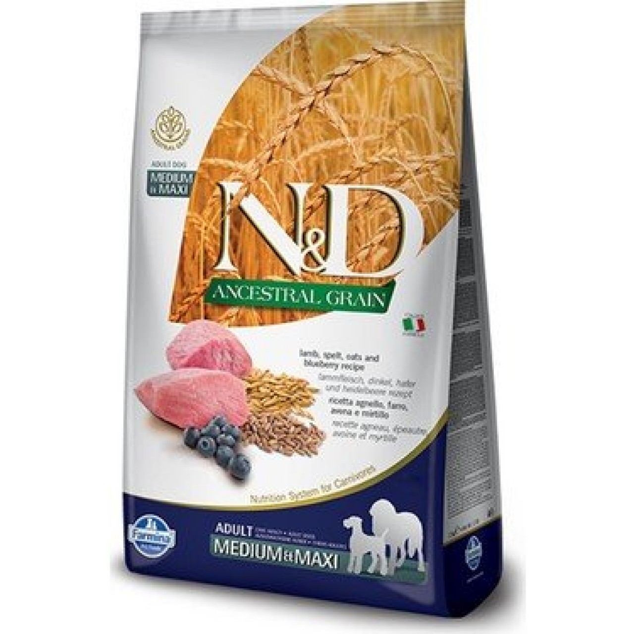 N&D ANCESTRAL KUZU PUPPY MED.MAXİ DOG 2.5 KG