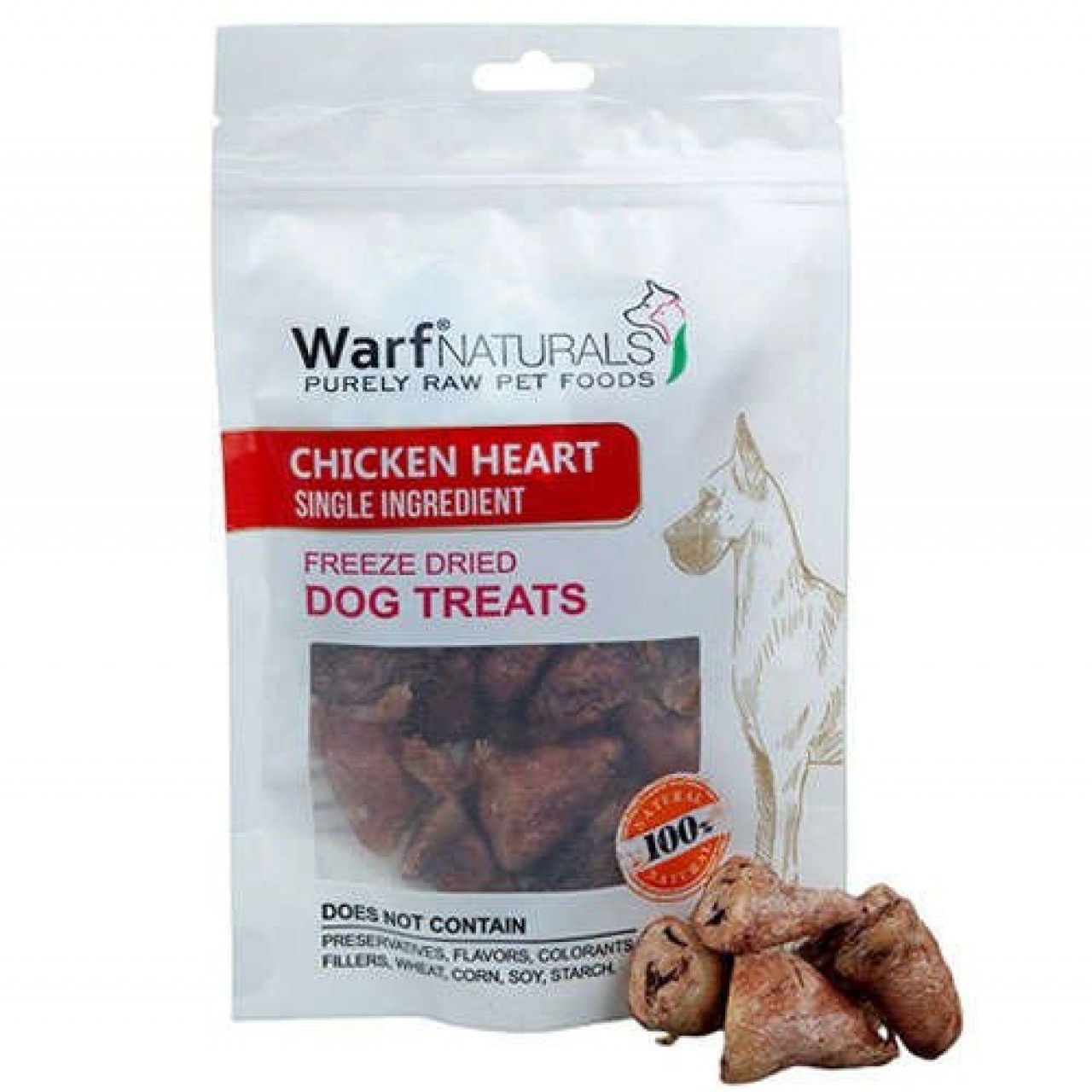 WARFNATURALS KÖPEK ÖDÜLLÜ TAVUK YÜREK