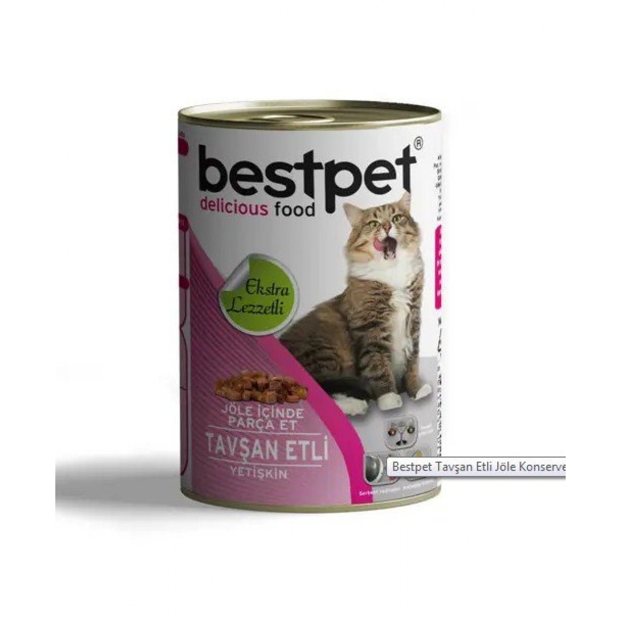 BESTPET KEDİ RABBİT YAŞ MAMA 415 G