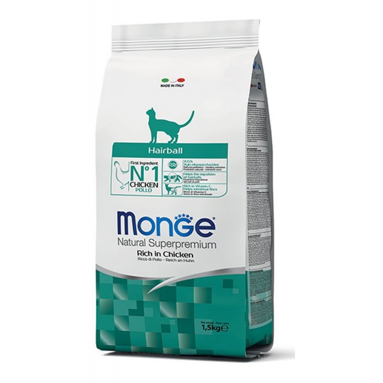 MONGE CAT HARİBALL CHİCKEN 1,5 KG