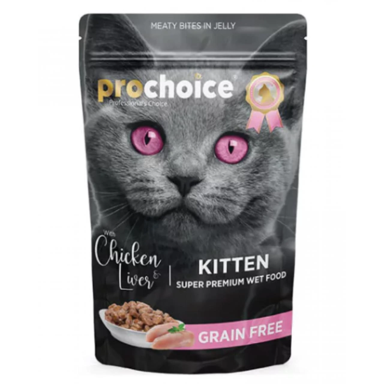 PROCHOICE KITTEN CHICKENWITH LIVER 85 GR