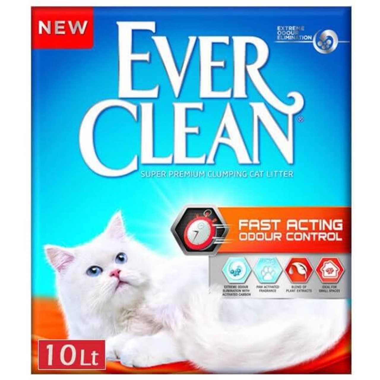 EVER CLEAN FAST ACTING CONTROL KEDİ KUMU 10 L