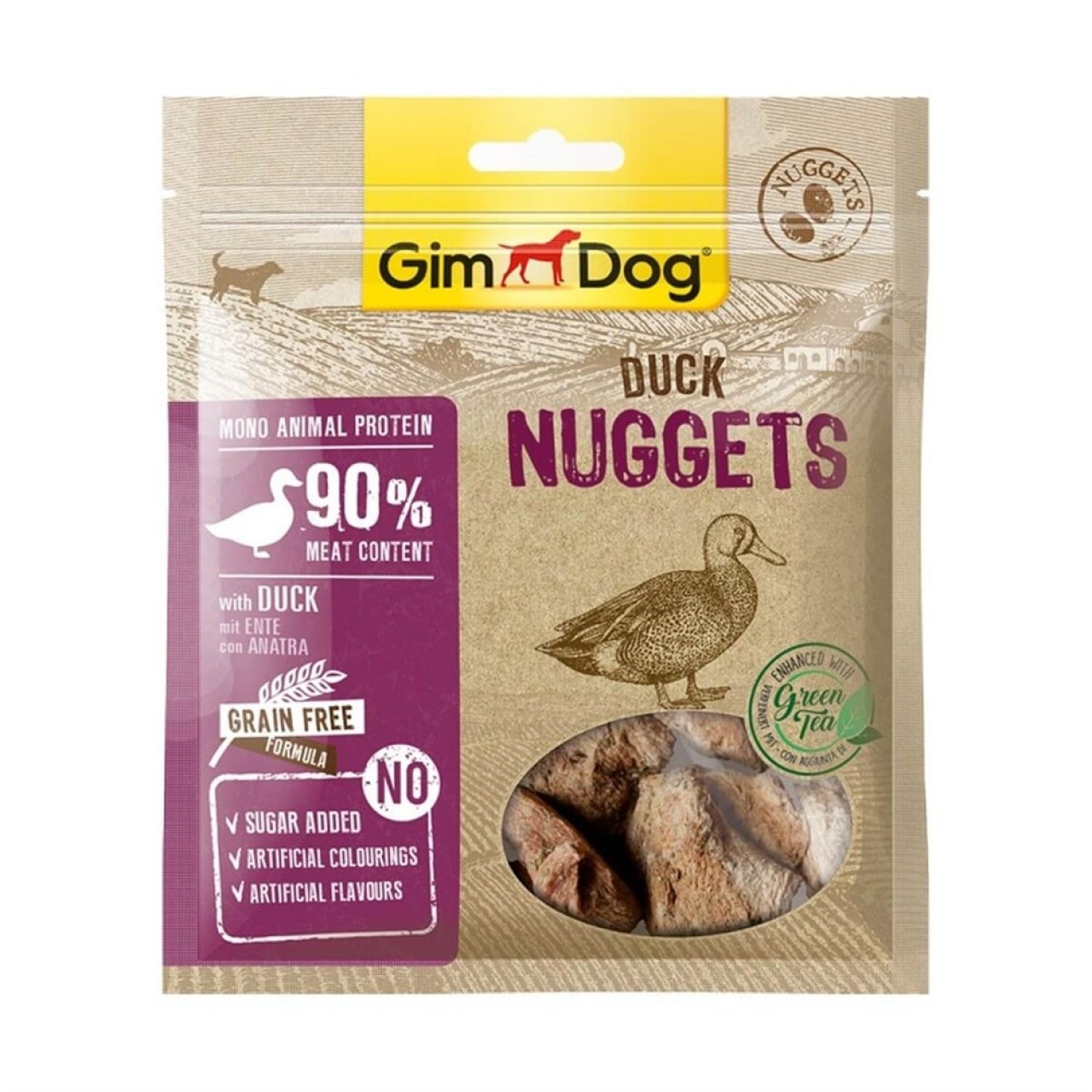 GİMDOG KÖPEK ÖDÜL NUGGET ÖRDEK ETLİ 55 GR.
