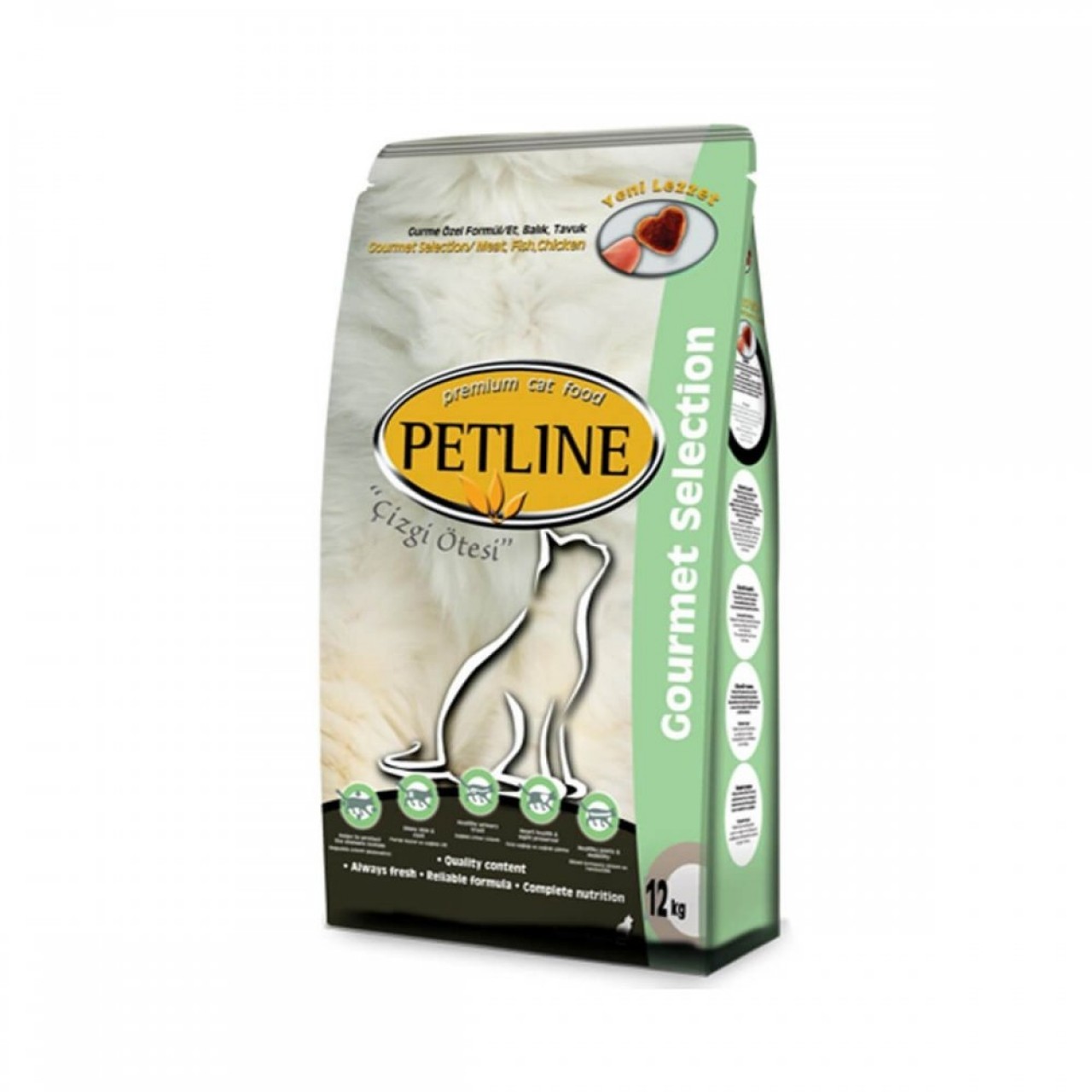 PETLİNE CAT CHİCKEN TAVUKLU 12 KG