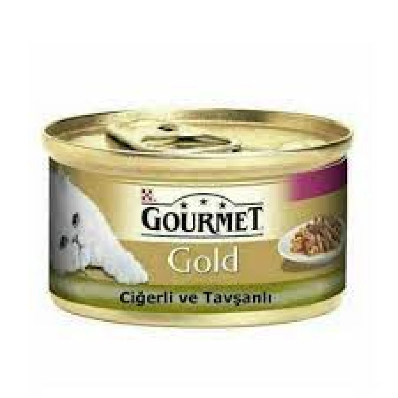 PURINA GOURMET GOLD TAVŞANLI & CİĞERLİ 85 GR