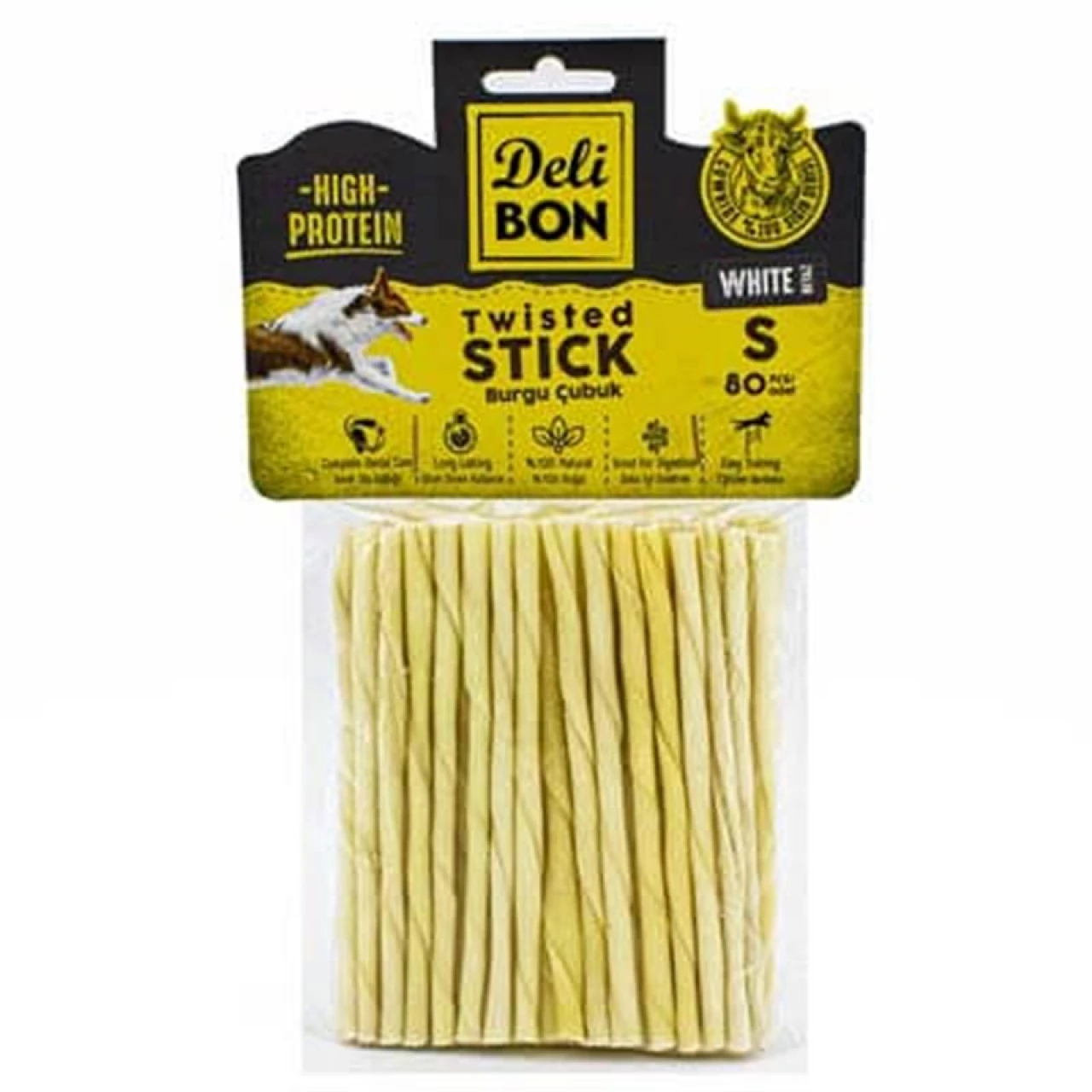 DERİ BIRGU ÇUBUK İNCE BOY 80Lİ PKT BYZ DELİBON