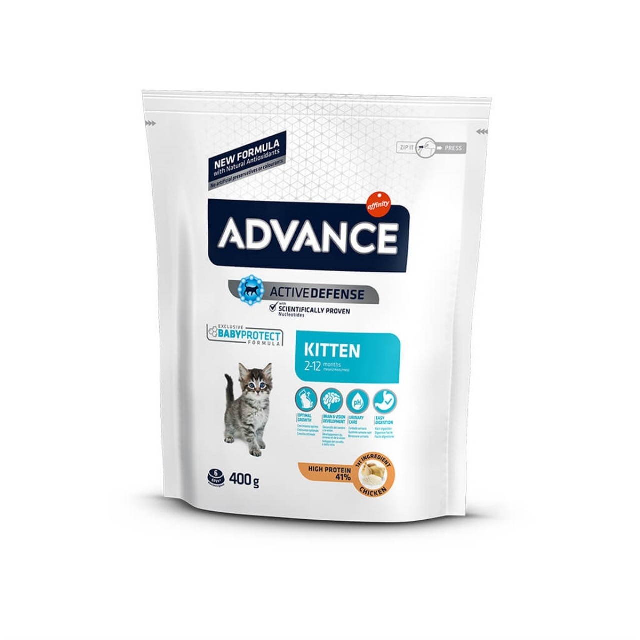 ADVANCE CAT KİTTEN CHİCKEN&RİCE 400+400 GR.