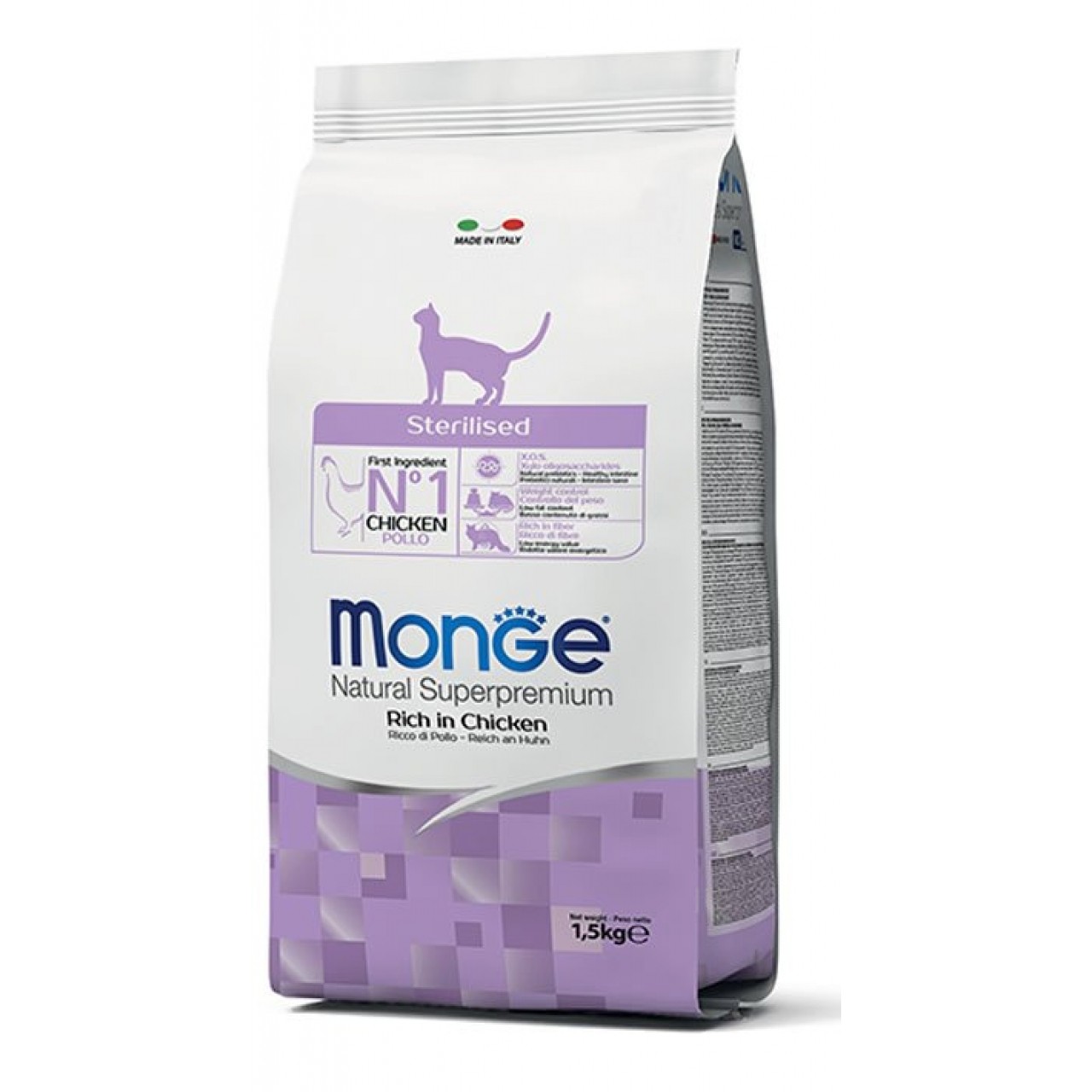 MONGE CAT STERİL ADULT CHİCKEN 1,5 KG